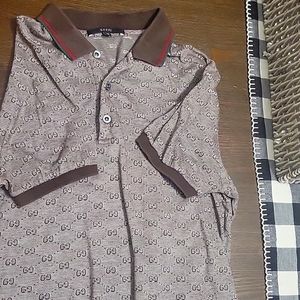 Gucci collard shirt